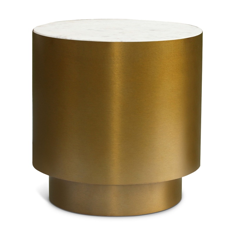 Presley – End Table – Gold – Metal