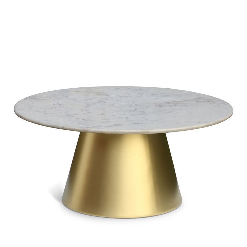 Sorrento – Coffee Table – Gold – Metal