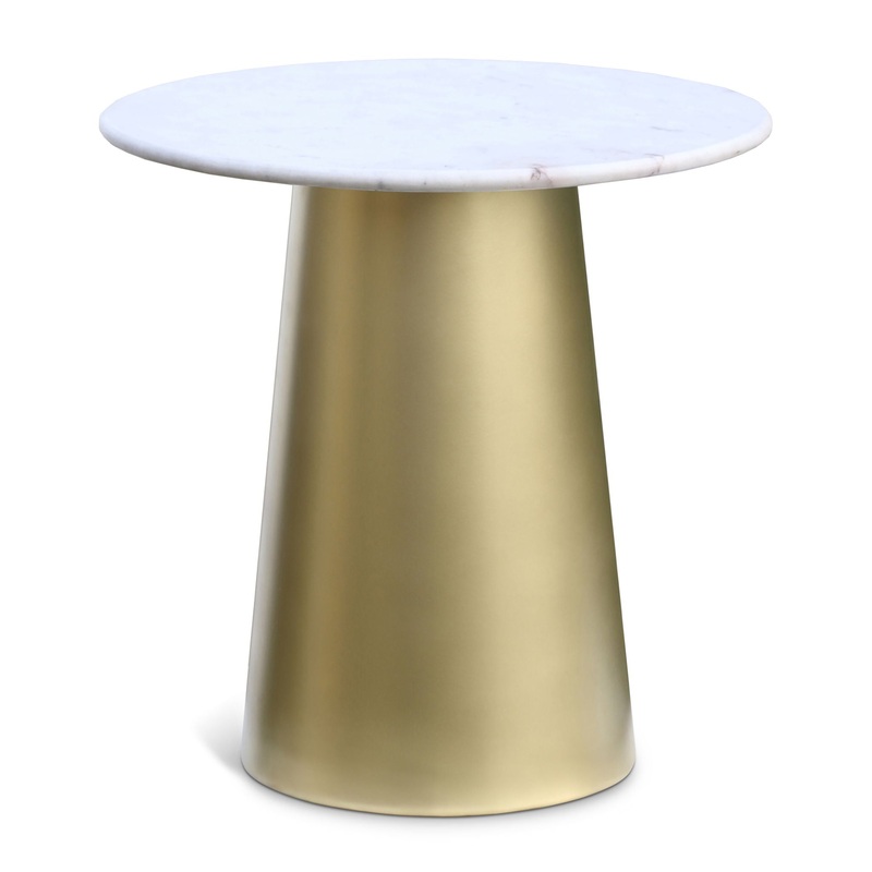 Sorrento – End Table – Gold – Metal
