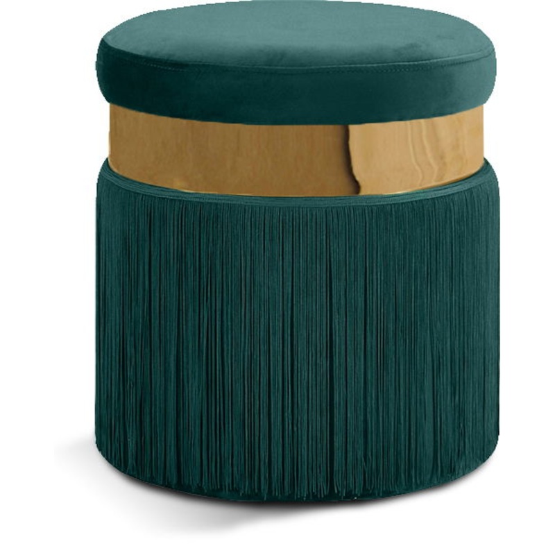 Yasmine – Stool Ottoman|Pink|Dark Gray|Green|Blue