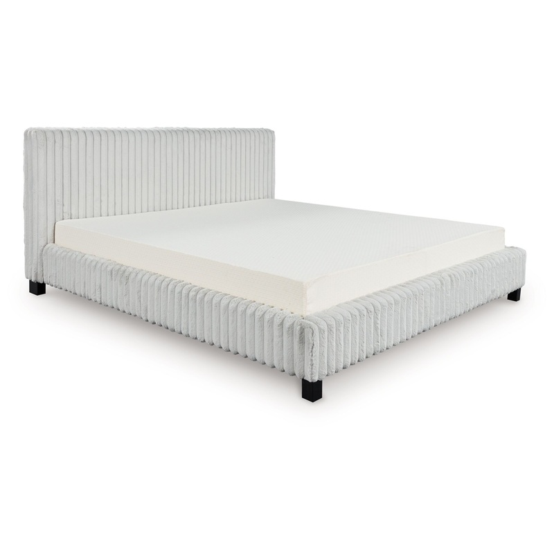 Zuraleus – Upholstered Bed|White|King|California King