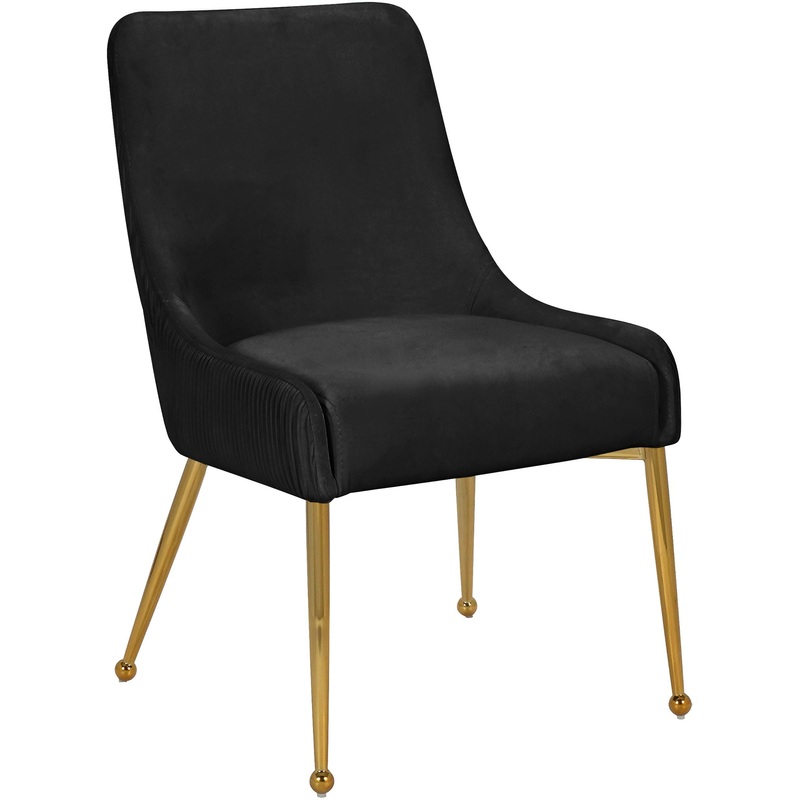 Ace – Dining Chair with Gold Legs (Set of 2)
