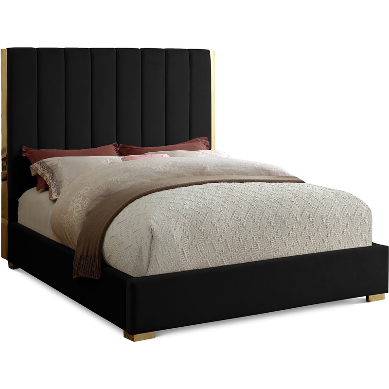 Becca – Bed|Black|Blue|Beige|Green|Dark Gray|Pink|Queen|Full|King