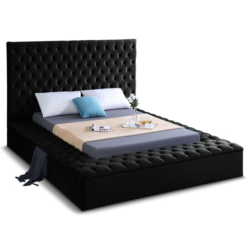 Bliss – Bed|Dark Gray|White|Black|Green|Pink|Blue|Queen|King|Twin|Full