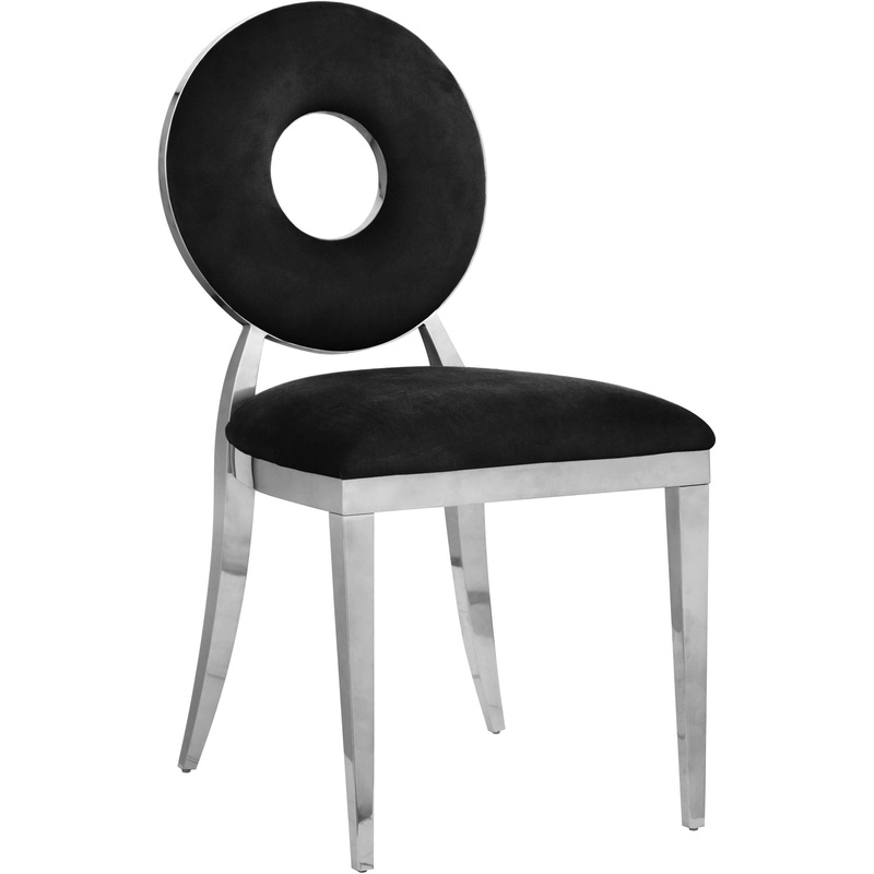 Carousel – Dining Chair with Chrome Legs (Set of 2)
