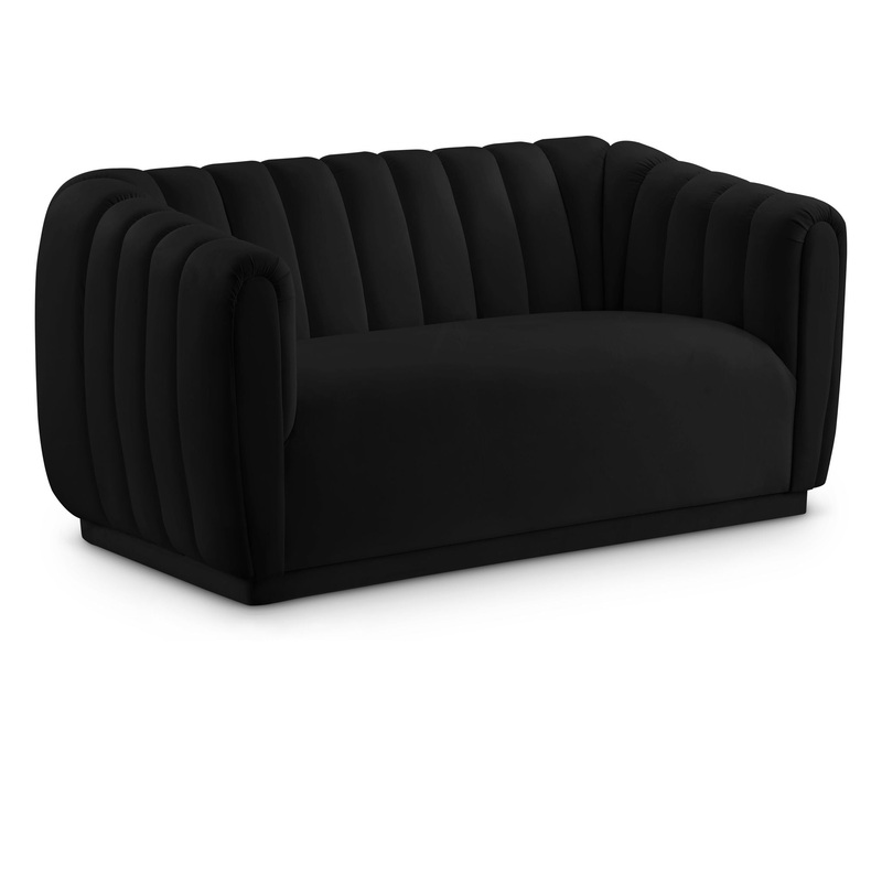 Dixie – Loveseat|Black|Blue|Dark Gray|Beige