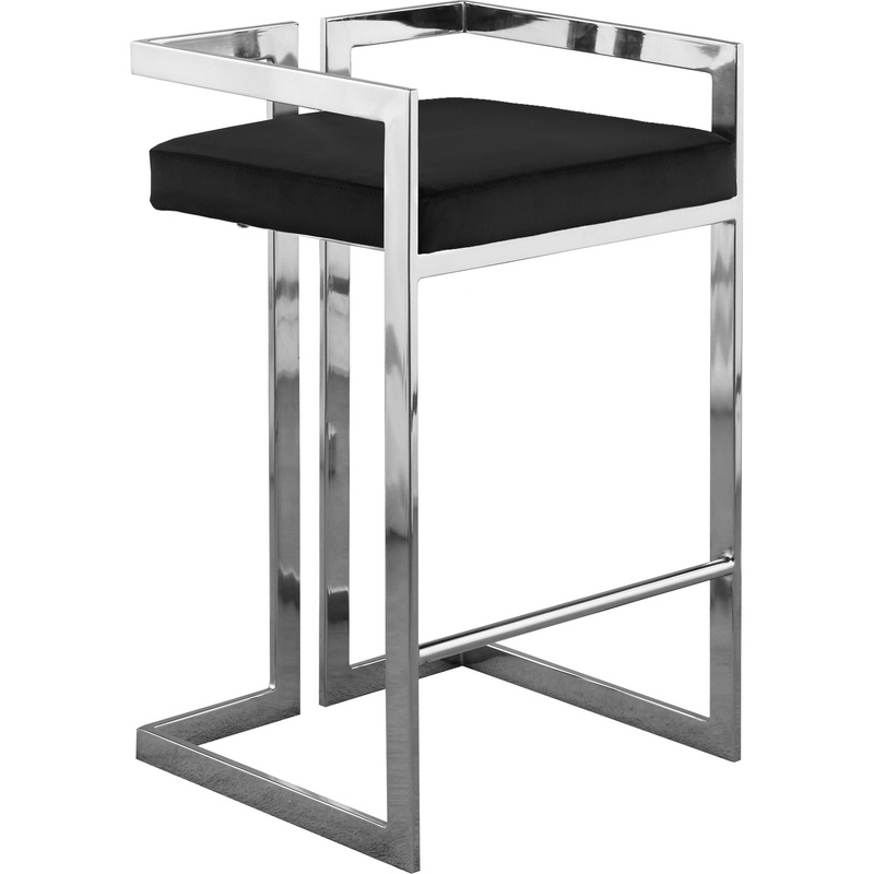 Ezra – Stool with Chrome Legs (Set of 2)