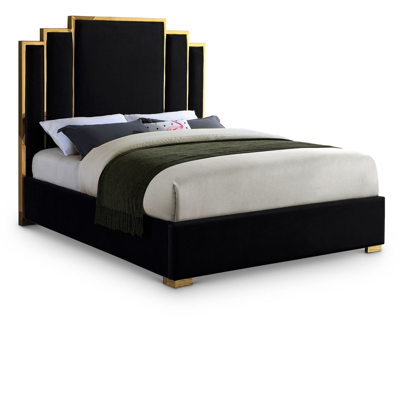 Hugo – Bed|Pink|Green|Black|Beige|Blue|Dark Gray|King|Queen