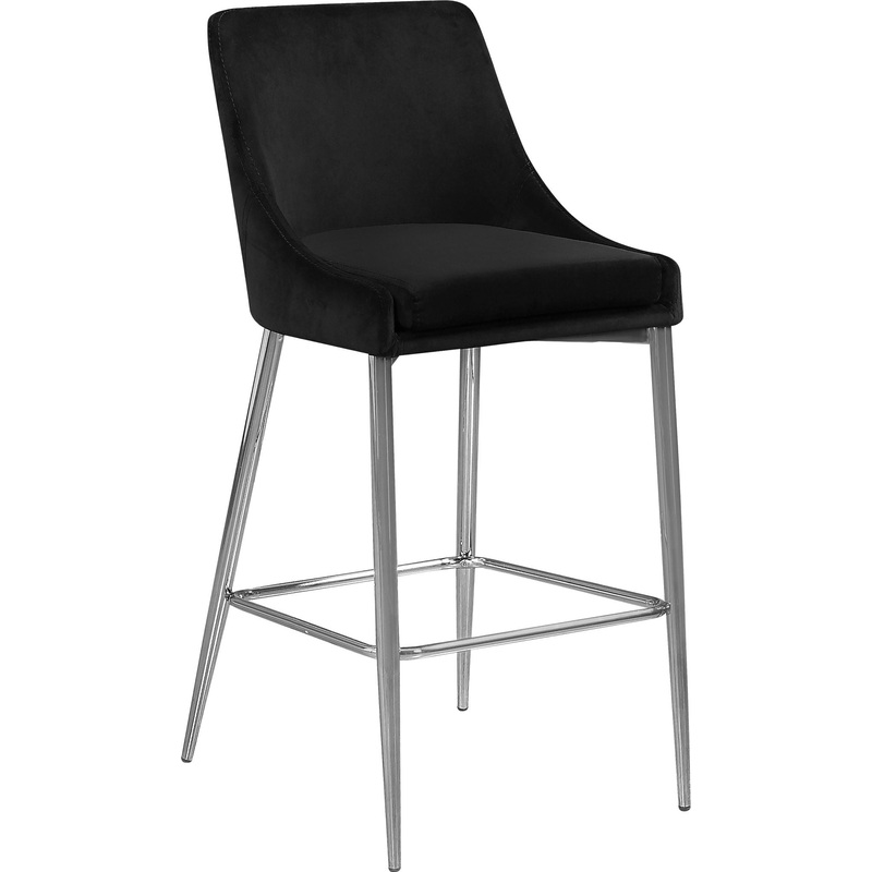 Karina – Stool with Chrome Legs (Set of 2)
