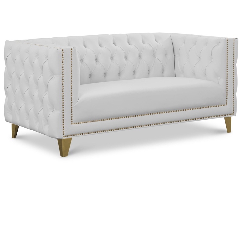Michelle – Loveseat|Green|Black|Blue|Dark Gray|Beige|Pink|White