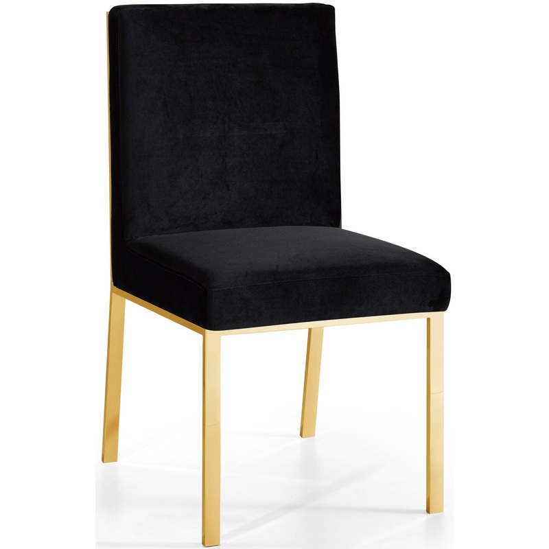Opal – Dining Chair with Gold Legs (Set of 2)