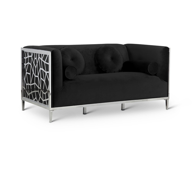 Opal – Loveseat|Black|Gray|Blue