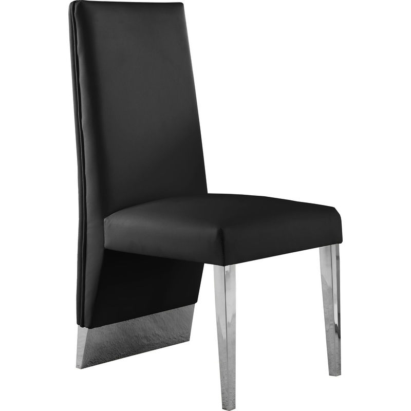 Porsha – Dining Chair Set – Chrome Base