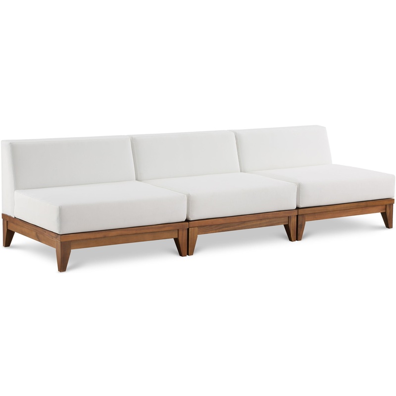 Rio – 3 Seat Modular Armless Sofa – Off White