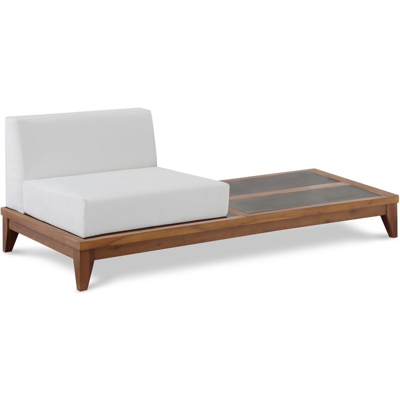 Rio – Chair With Integrated Table – Off White