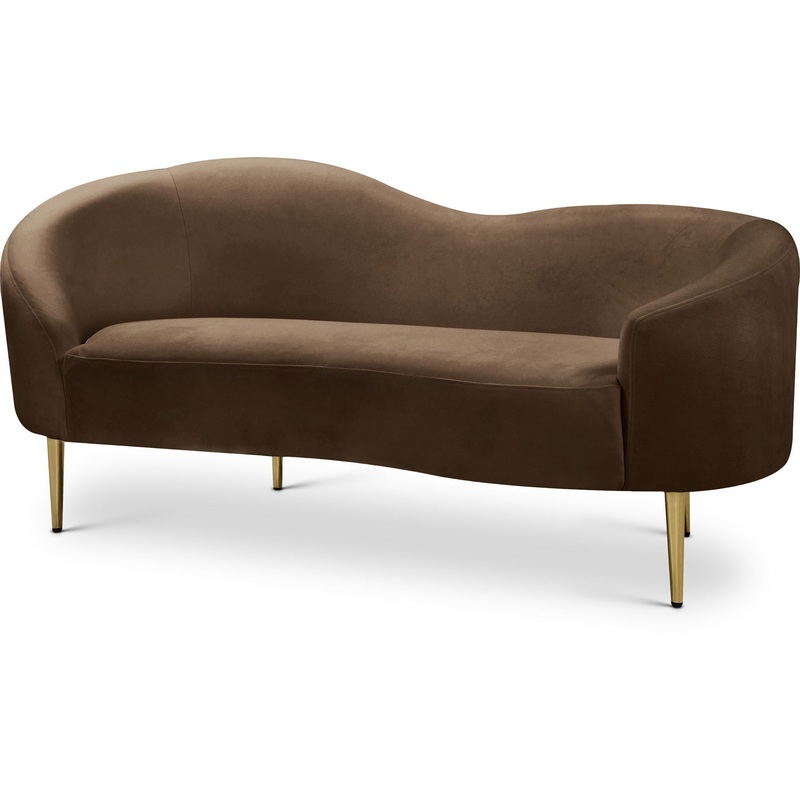 Ritz – Loveseat|Dark Gray|Beige|Blue|Pink|Dark Brown|Light Brown