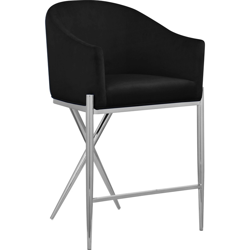 Xavier – Counter Stool|Dark Gray|Black|Blue