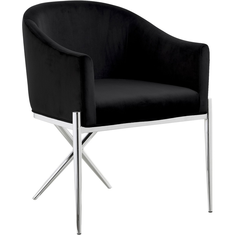 Xavier – Dining Chair|Black|Blue|Dark Gray
