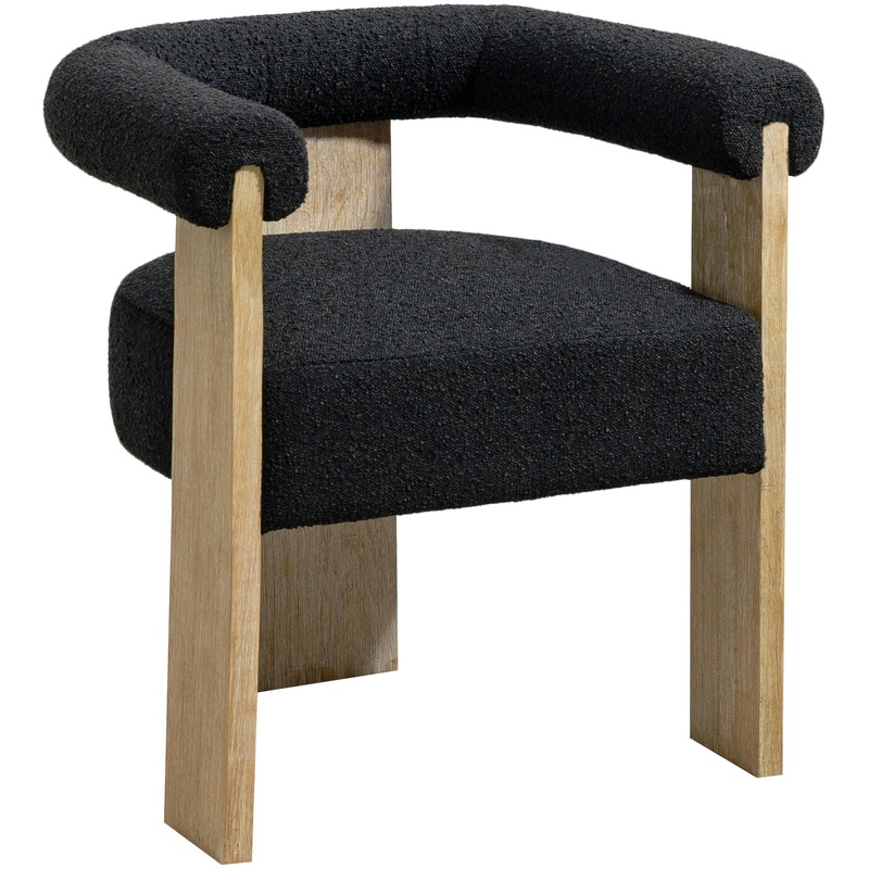 Barrel – Dining Chair|Beige|Black