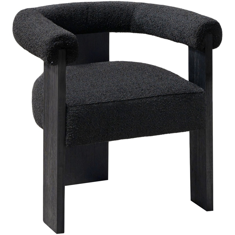 Barrel – Dining Chair – Black Legs