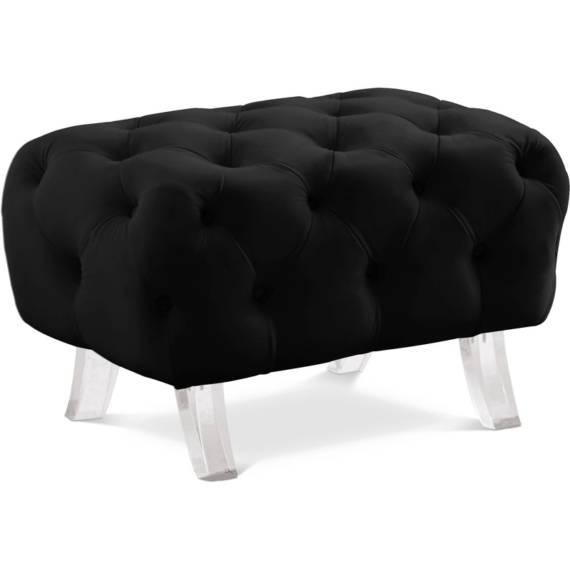 Crescent – Ottoman|Black|Beige|Green|Blue|Pink|Dark Gray