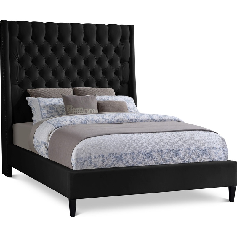 Fritz – Bed|Beige|Green|Black|Dark Gray|Blue|Twin|Full|King|Queen