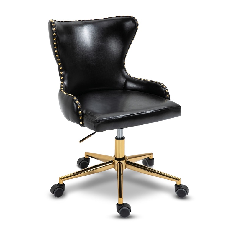 Hendrix – Office Chair with Gold Legs