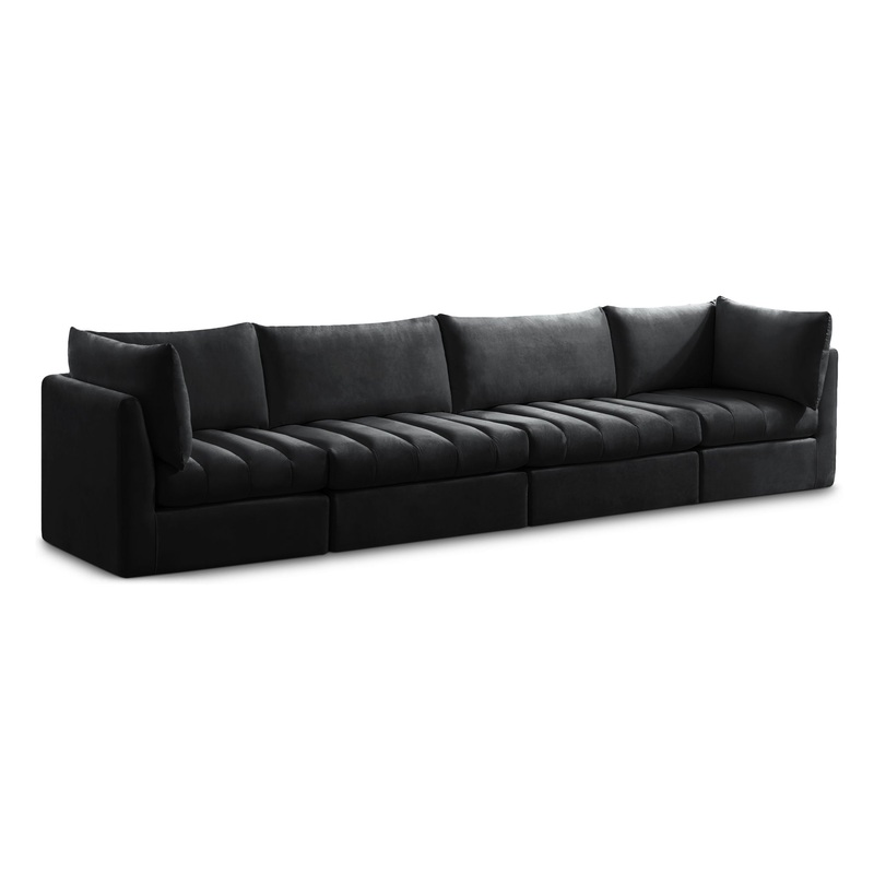 Jacob – Modular 4 Seat Sofa|Black|Beige|Green|Gray|Blue|Pink