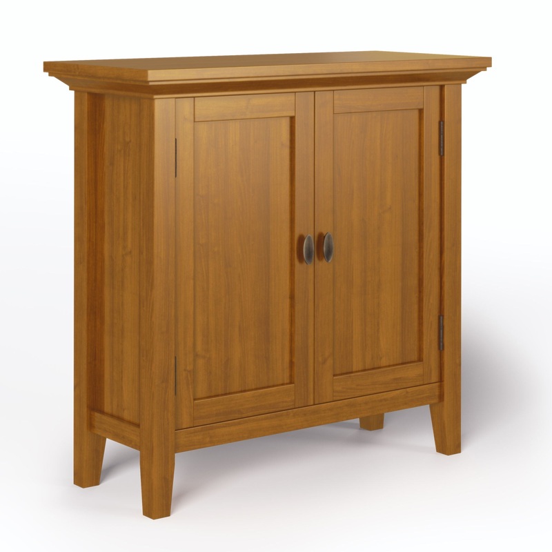Redmond – Low Storage Cabinet – Light Golden Brown