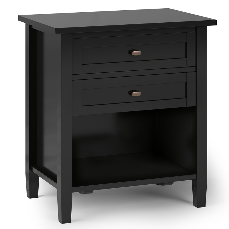Warm Shaker – Bedside Table – Black