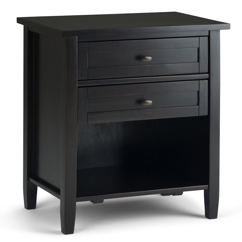 Warm Shaker – Bedside Table – Hickory Brown