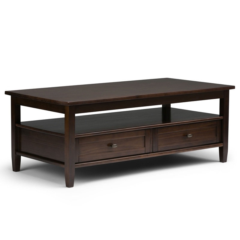 Warm Shaker – Coffee Table – Tobacco Brown
