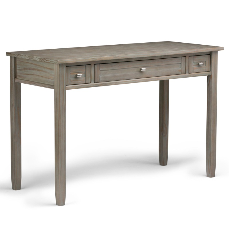 Warm Shaker – Desk – Distressed Gray