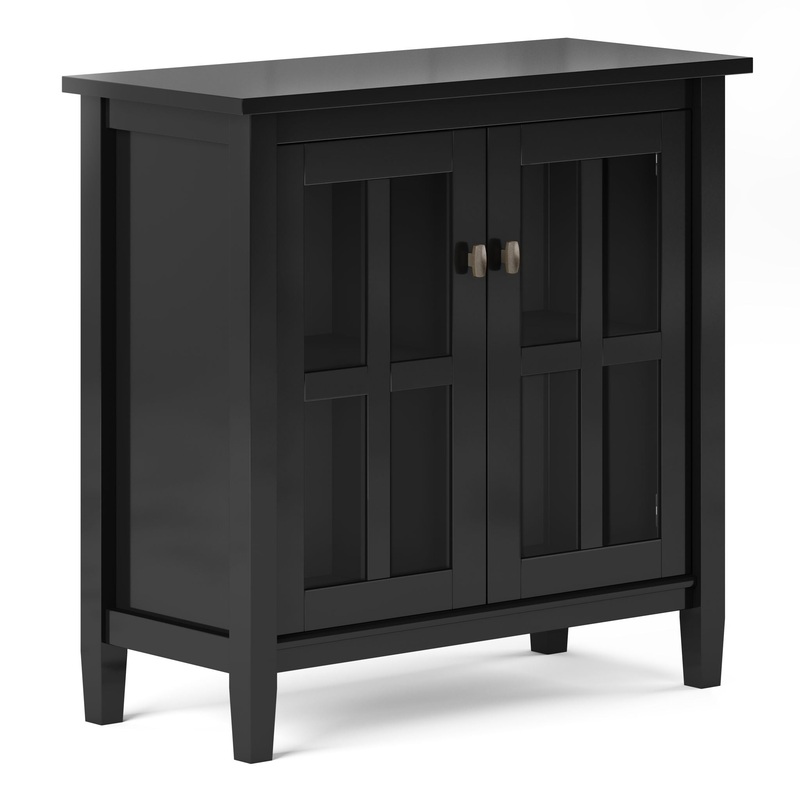 Warm Shaker – Low Storage Cabinet – Black