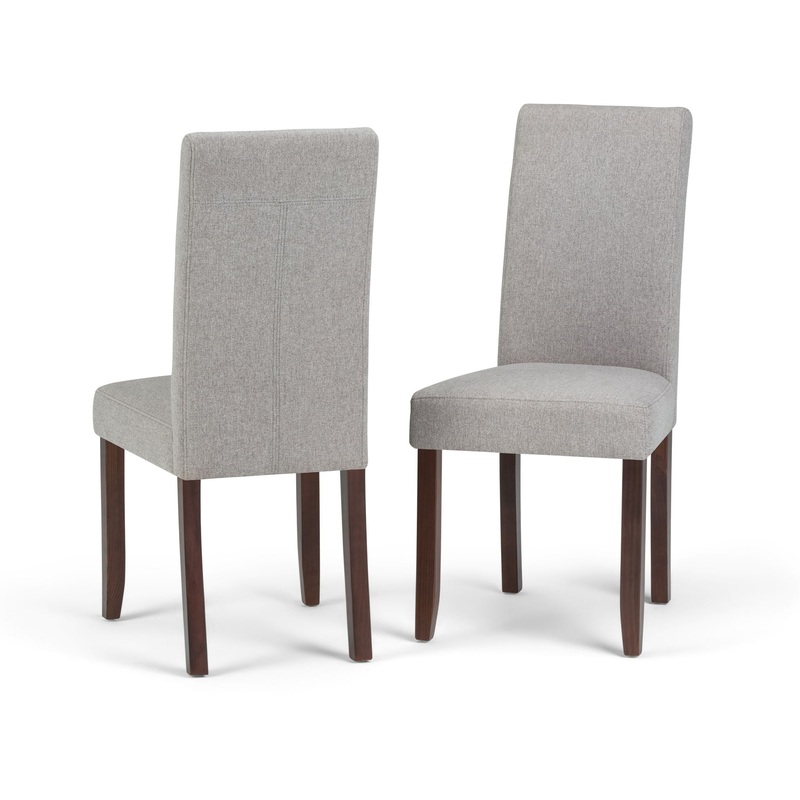 Acadian – Parson Dining Chair (Set of 2) – Cloud Gray