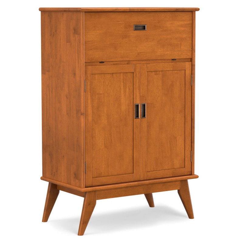 Draper – Mid Century Bar Cabinet – Teak