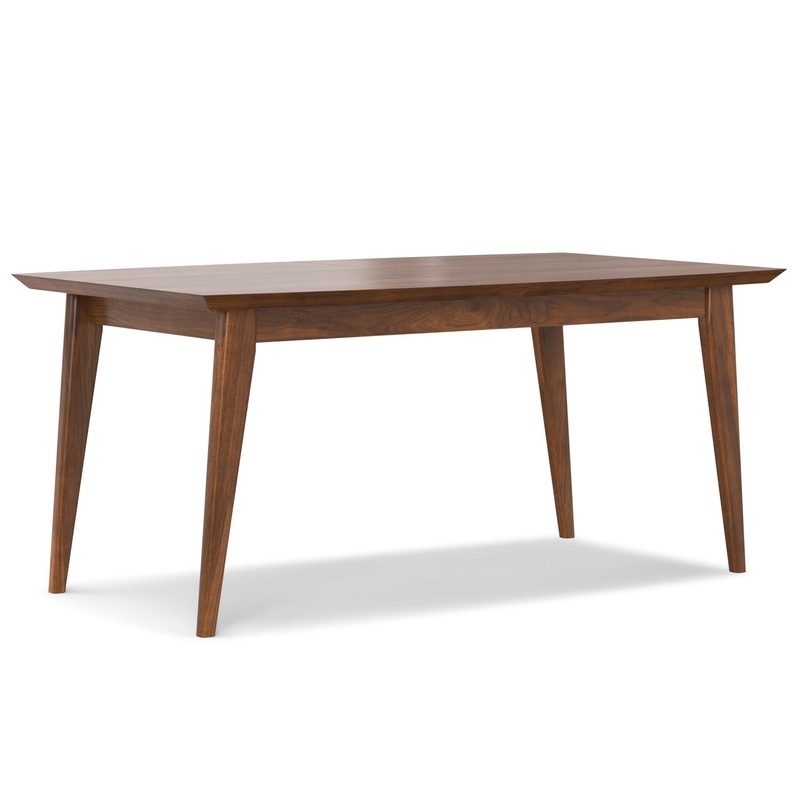 Draper – Mid Century Extendable Dining Table – Brown