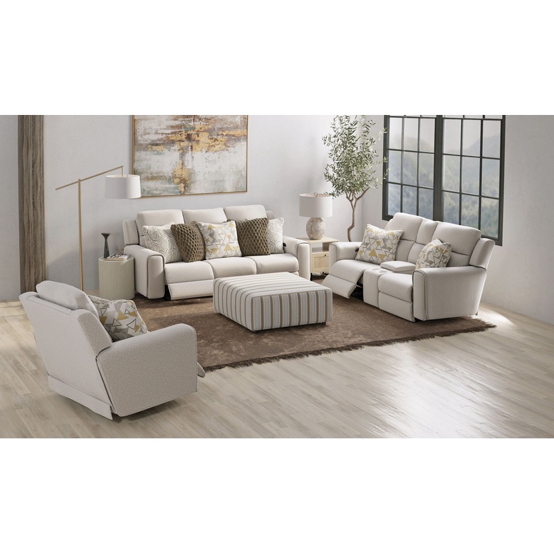 Micah – Power Headrest Power Deep Seat Reclining Sofa – Oatmeal
