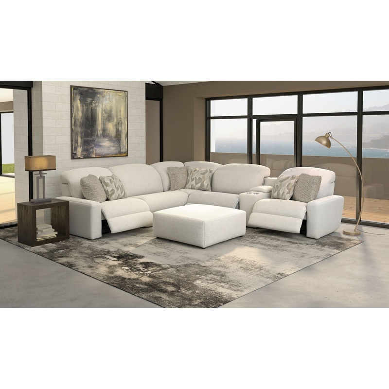 Terrence – Castered Cocktail Ottoman – Chalk