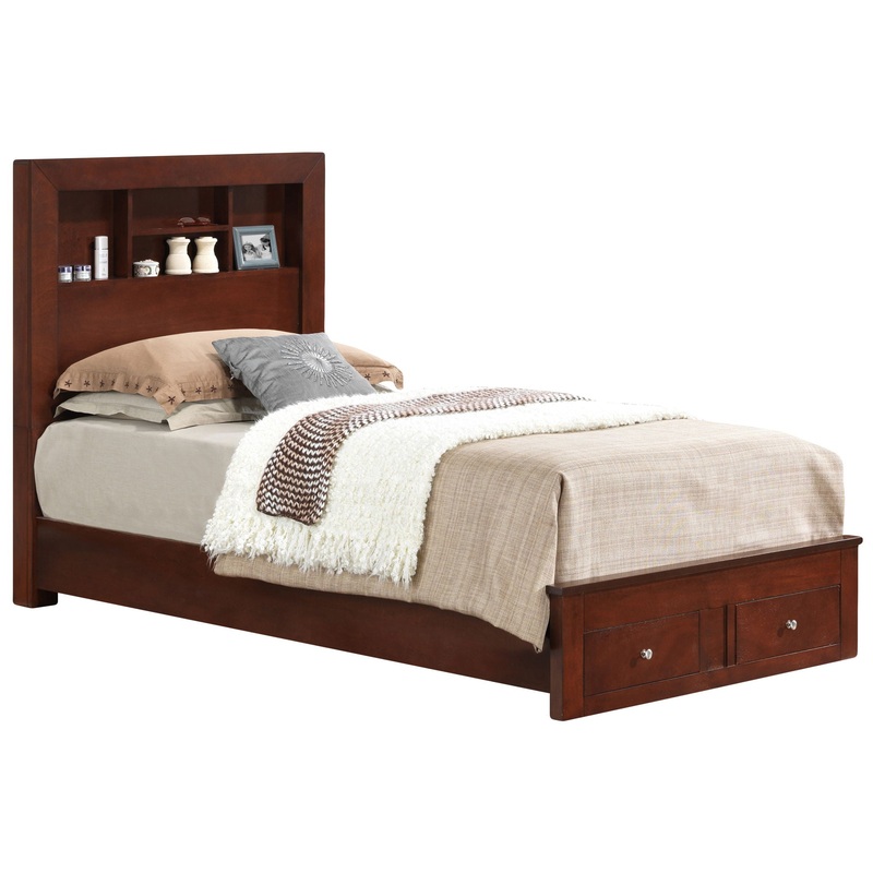 Twin Storage Bed With Versatile Appeal – Cherry