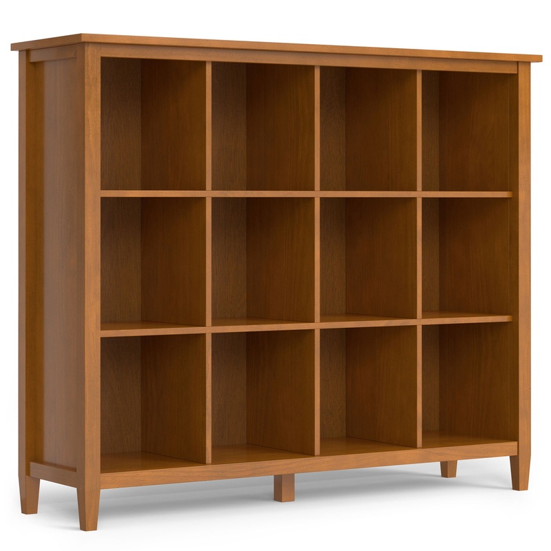 Warm Shaker – 12 Cube Storage – Brown