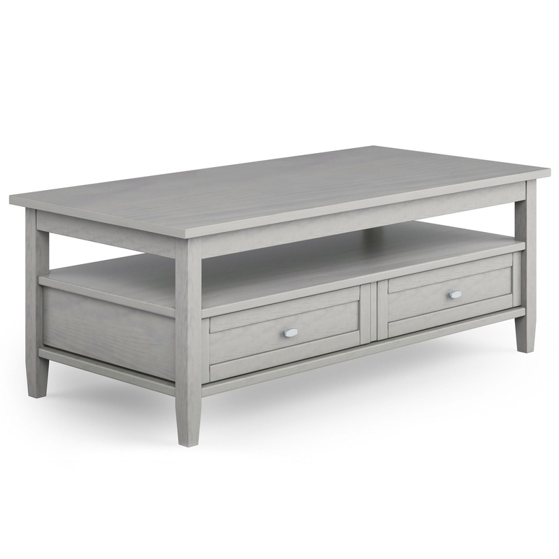 Warm Shaker – Coffee Table – Fog Gray
